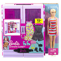 Игровой набор переносной шкаф с куклой Барби Barbie Fashionistas Ultimate Closet Portable HJL66 (Unicorn)