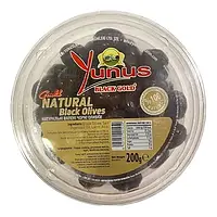 Оливки в'ялені Yunus Black Olives, 200 г