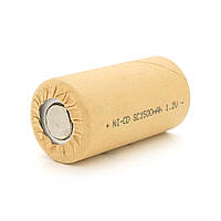Акумуляторна батарея для шуруповерта YT-1500, Ni-Cd SC1500mAh, 1.2V, 10C, 23x43 mm p