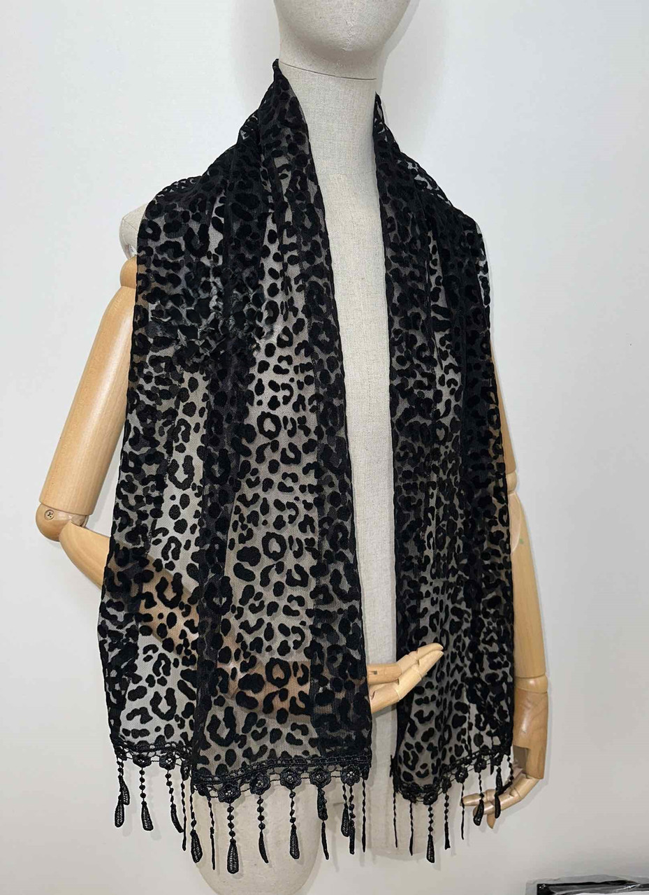 Жіночий шарф с бархатом - Turkey