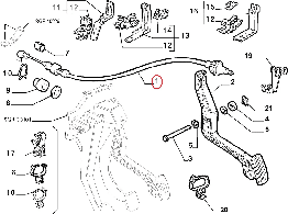 Трос газу (акселератора) на Fiat Ducato 230, Peugeot Boxer, Citroen Jumper (1994-2002) 2.5/2.8 D/TD, 130513408, Autotechteile,
