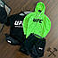 Спортивний костюм чоловічий літній Ufc шорти футболка кофта сумка комплект юфс помаранчевий, фото 4