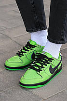 Чоловічі Кросівки Nike SB Dunk Low x Powerpuff Girls Buttercup / Найк СБ Данк Паверпафф Герлс Низькі Зеленые, фото 5