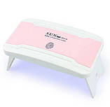 Стартовий набір для манікюру та педикюру з лампою Sun 11 plus 60 Вт + гель-лак AS-2, фото 2