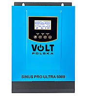 Джерело безперебійного живлення Сонячний інвертор Volt Polska Sinus Pro ULTRA 60A 24V 3000W (3SSH300024)