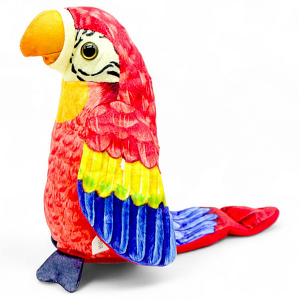 Інтерактивна іграшка "Папуга-повторюшка" (червоний) MIC (C41808)