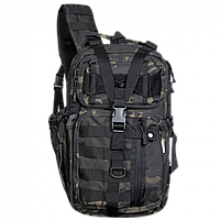 Рюкзак Tactical City Bag 20L чорний мультикам
