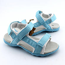 RL 62/22бл Дитячі сандалії для дівчинки блакитні American Club