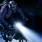 Велофара на сонячній батареї з дзвінком / Ліхтарик на велосипед / Акумуляторна фара на велосипед, фото 2