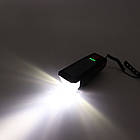 Велофара на сонячній батареї з дзвінком / Ліхтарик на велосипед / Акумуляторна фара на велосипед, фото 4