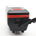 Велофара на сонячній батареї з дзвінком / Ліхтарик на велосипед / Акумуляторна фара на велосипед, фото 8