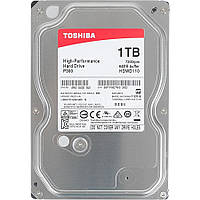 Накопитель HDD SATA 1.0TB Toshiba P300 7200rpm 64MB (HDWD110UZSVA) HH, код: 1831687