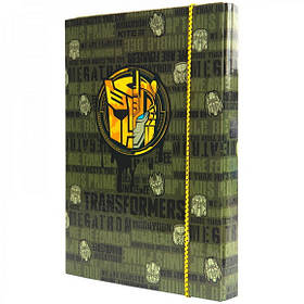Папка для зошитів шкільна на гумці "Kite TF23-210" "Transformers" (Трансформери), формат А5