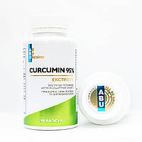 Экстракт куркумы с маточным молочком и черным перцем Curcumin 95% ABU, 90 капсул