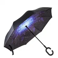 Зонт автоматический RIAS Up-Brella Звездное небо Black (3_04898)