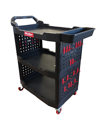 Детейлінг візок - MaxShine Utility Universal Detailing Cart чорно-червоний (702302), фото 2