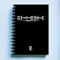 Скетчбук Sketchbook (блокнот) для записей "Death Note. Тетрадь смерти". Блокнот из Тетрадь Смерти (Death Note)