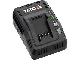 Зарядний пристрій інтелектуальне з охолодженням для акумуляторів Li-Ion YATO 18 В 4,5 А від мережі 230B