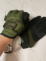 Тактические перчатки олива с пальчиками / Тактические перчатки/ Перчатки военные для ВСУ