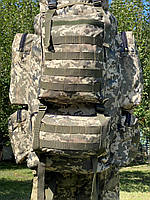 Рюкзак военный 100-110л с карманами пиксель