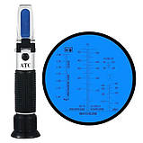 Рефрактометр автомобільний RHA501ATC (4в1) антифриз, електроліт, омивач, adblue., фото 3