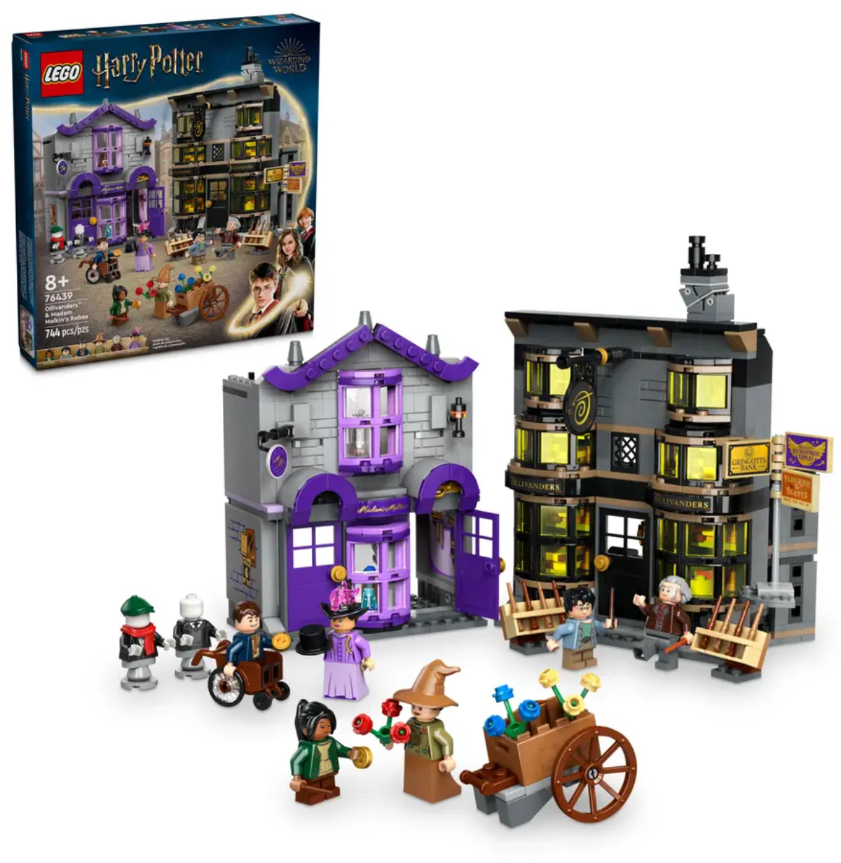 Конструктор Лего Гаррі Поттер Оллівандерс і мантії мадам Малкін Lego Harry Potter Ollivanders 76439