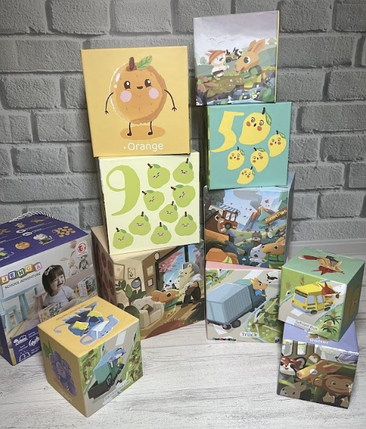 Логічна гра 88631 (англійська мова,цифри,фрукти,професія)., фото 3