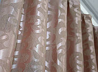 Жаккардовые шторы для гостинной вензель Шторы в детскую прочные Модные шторы Готовые шторы для спальни 2 шт штор 1 х 2.7 м