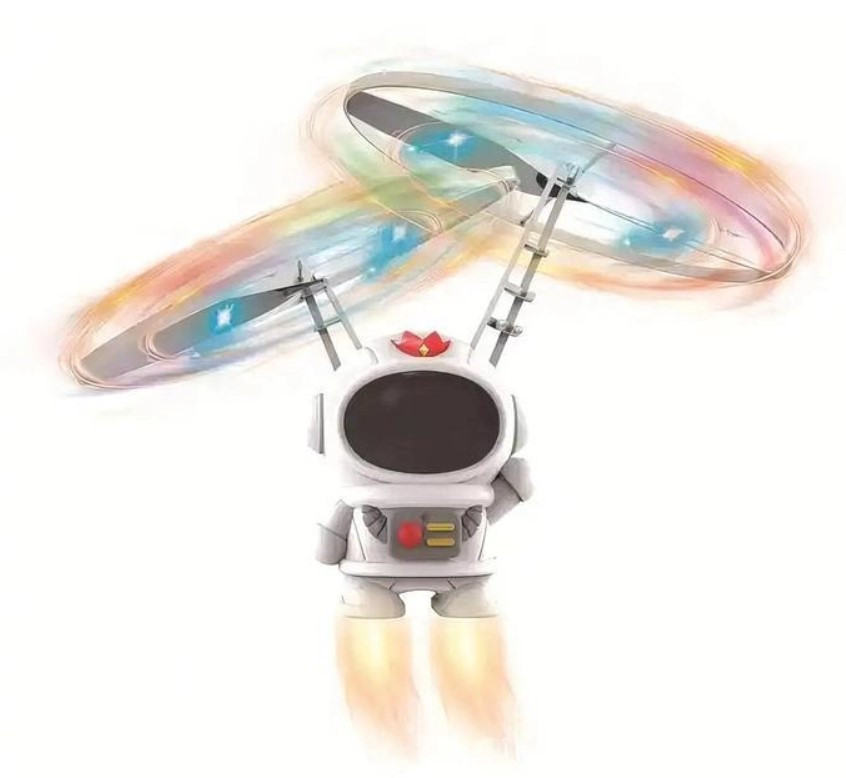 Регулювальний спінер-бумеранг "Космонавт" з LED-підсвіткою від USB