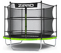 Батут с внутренней сеткой Zipro Jump Pro FT 8 252 см Черно-салатовый