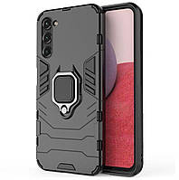Чехол бампер Primolux Ring Armor для телефона Samsung Galaxy S24 (SM-S921) - Black