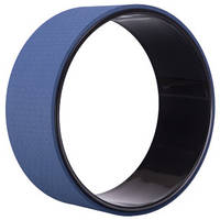 Колесо для йоги Record Fit Wheel Yoga 32х13 см для розтяжки чорний синій