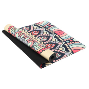 Килимок для йоги Record 183x61x0,3см для занять фітнесом та йогою стійкий до зносу, фото 1