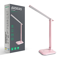 Настольная лампа LED Ardero DE1725ARD 9W 6500K розовая