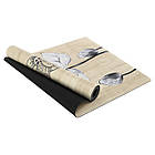 Килимок для йоги замшевий антиковзаючий Record 183x61x0,3см з принтом Слон та Лотос, фото 2