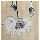 Килимок для йоги замшевий антиковзаючий Record 183x61x0,3см з принтом Слон та Лотос, фото 4