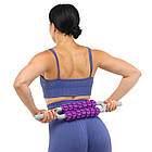 Масажер роликовий Massager Bar SP-Sport ручний 14 масажерів, фото 9