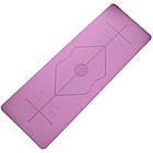 Килимок для йоги Record 183x68x0,5см для занять фітнесом та йогою з розміткою, фото 9