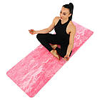 Килимок для йоги SP-Planeta 183x61x0,8см для занять фітнесом та йогою стійкий до зносу, фото 7