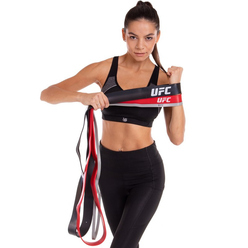 Набір гумових петель UFC POWER BAND в комплекті 3 кольори для підтягувань і тренувань