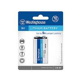 Літієва батарейка Westinghouse Lithium CR9V 1 шт./пач. blister