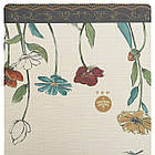 Килимок для йоги лляний Record 183x61x0,3 см з барвистим квітковим принтом, фото 3