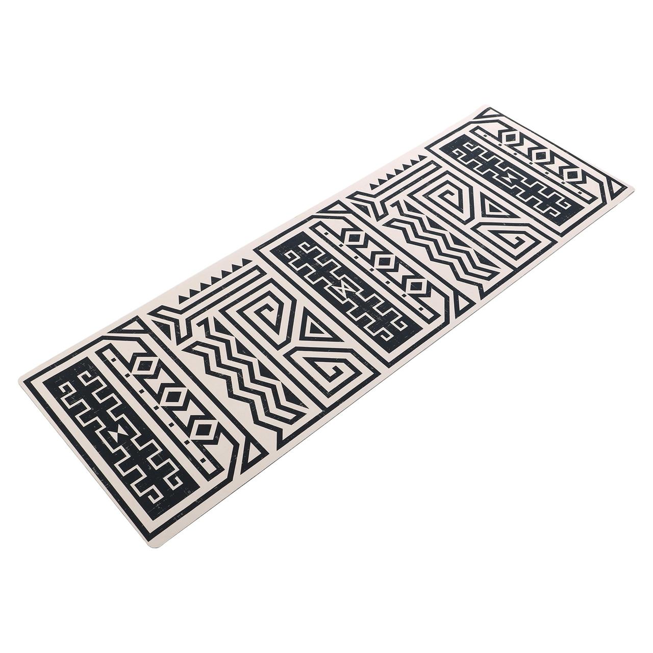 Килимок для йоги замшевий Record 183x61x0,3см двошаровий з фіксуючим ременем у комплекті, фото 1