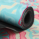 Килимок для йоги замшевий Record 183x61x0,3см компактний з фіксуючим ременем у комплекті, фото 3