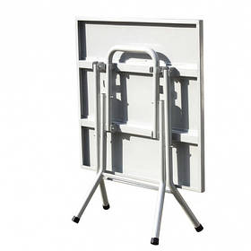 Портативний стіл для саду металевий Rud 1200х800 білий