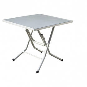 Портативний стіл для саду металевий Rud 900х600 білий