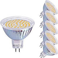 Светодиодные лампы GVOREE MR16 GU5.3 ,12 В, 5 Вт заменяют 40 Вт, галогенные , прожектор 3000K теплый белый