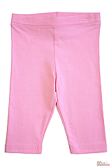 ОПТОМ Упаковка (110-116-122-128) Капрі однотонні рожеві для дівчинки Lovetti 8683032158639
