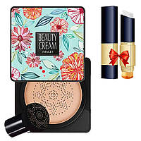 Кушон Images Moisture Beauty Cream Concealer + Подарок Консилер с кистью IVORY / Тональный крем для лица