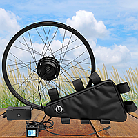 Набор Велоракета под переднее колесо для сборки электровелосипеда 350 Вт 13 Ah 48V Li-io+LCD+PAS+Ручки тор